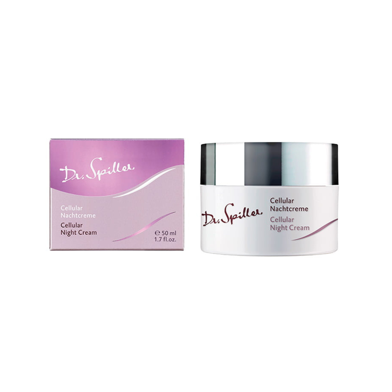 Dr. Spiller Biomimetic Cellular Night Cream 50ml - Anti-Aging Moisturizer for Face & Neck - Deep Hydration & Skin Repair Overnight - Perfect for Dry, Sensitive & Mature Skin - Luxury Skincare Routine Essential