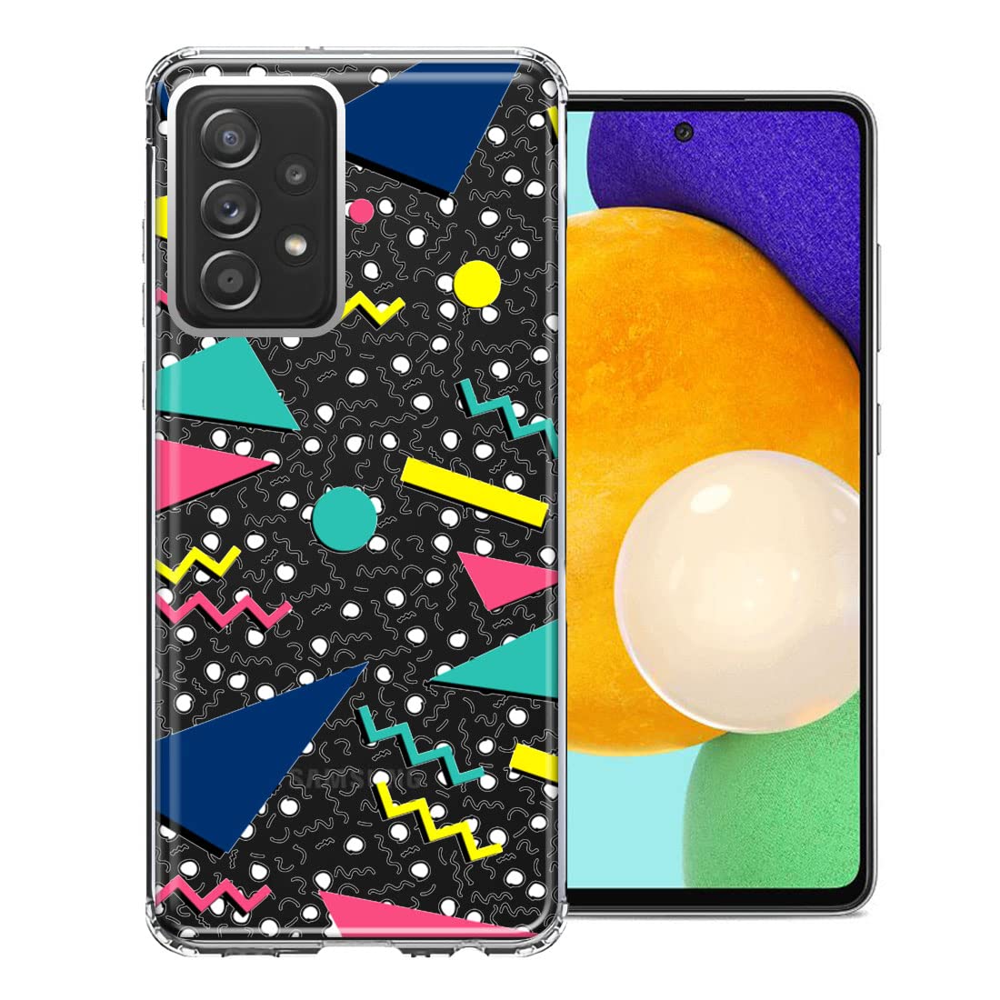 Samsung Galaxy A72 Retro Case - 90's Swag Design for Protection & Style