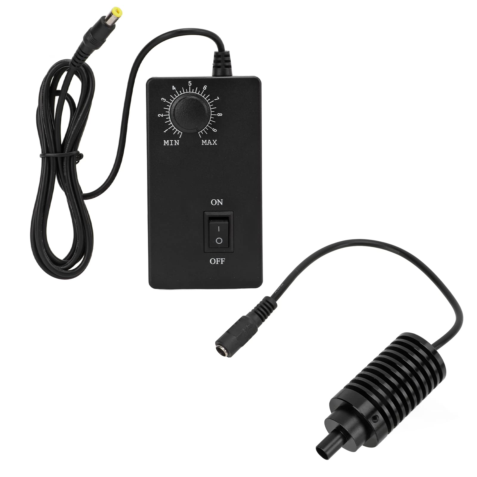 High Brightness LED Coaxial Light for Fiber Optic Microscope - AC100V-240V Green Illumination | Perfect for Industrial Inspection & Precision Microscope Lighting
