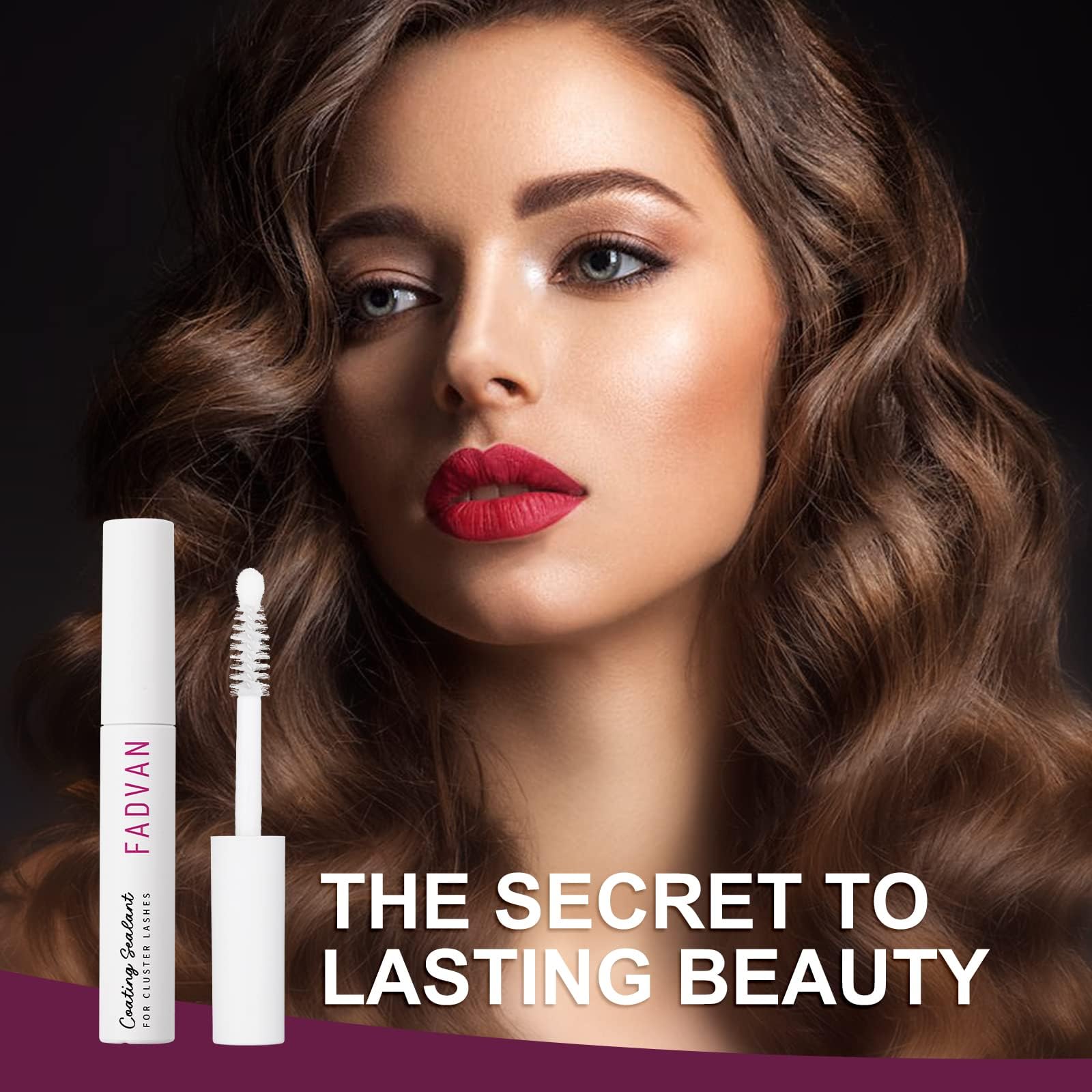 FADVAN Eyelash Extension Sealant - Long Lasting 2 Week Lash Glue Sealer for DIY Lash Extensions, Clear 5ml - Perfect for Overnight Protection & Professional Salon Use