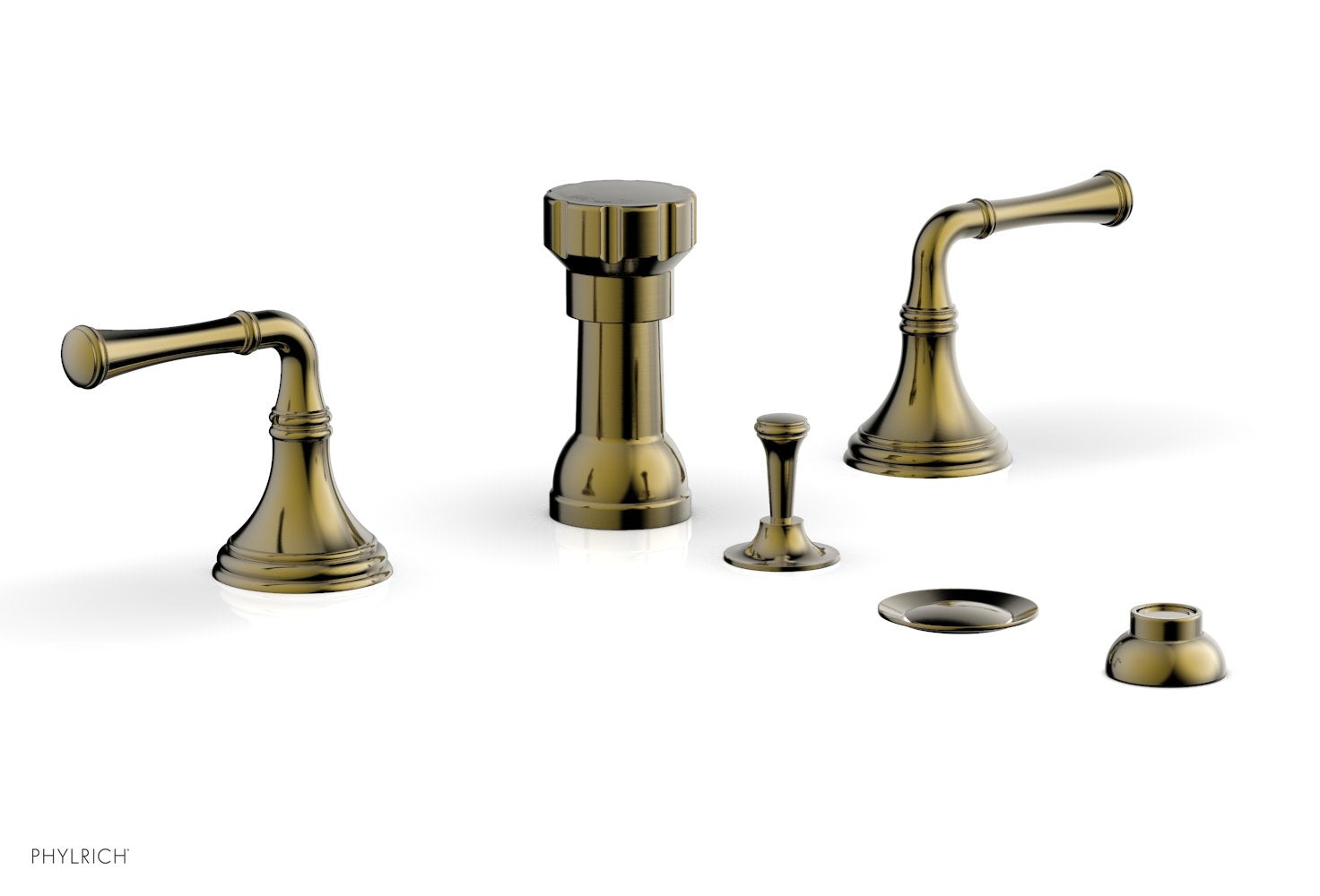 3RING Four Hole Bidet Set D4205 - Stainless Steel Bidet Sprayer with 4 Holes for Toilet, Bathroom Hygiene & Cleaning - Perfect for Home, RV, and Travel Use