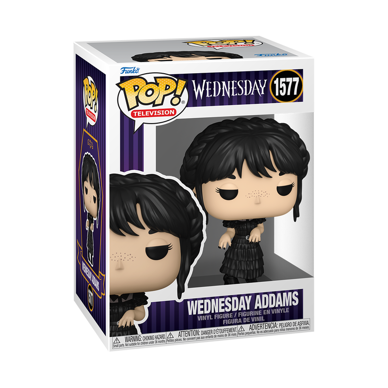 Wednesday Addams Rave'n Dance Funko Pop #1577 with Protector - Perfect for Collectors, Gifts, and The Addams Family Fans