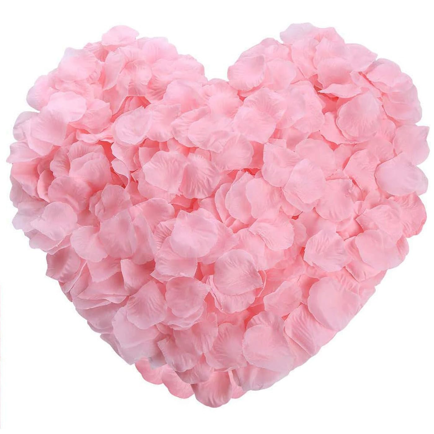 1500PCS Pink Silk Rose Petals - Artificial Flower Petals for Romantic Decor, Valentine's Day Wedding Proposal, Anniversary Party Decorations | Perfect for Bedroom Scattering, Table Centerpieces, Aisle Decor & Photo Backdrops