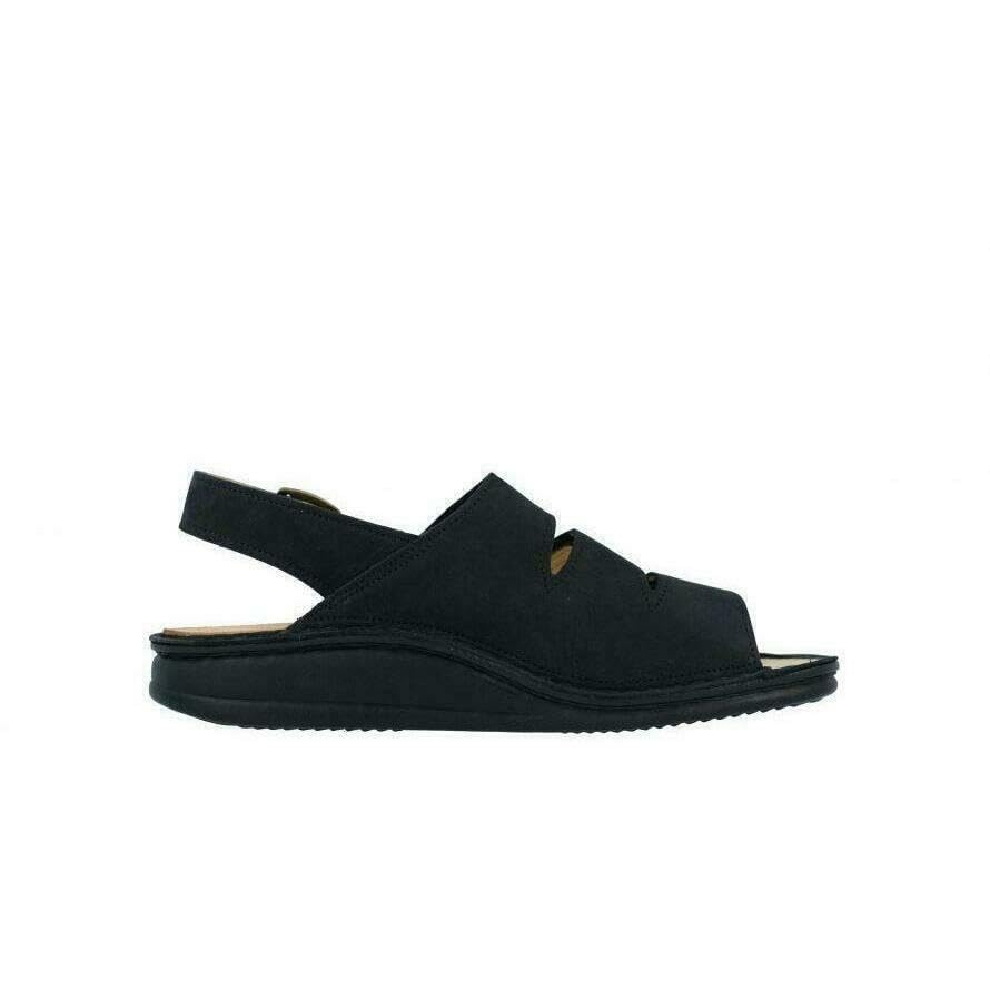 FinnComfort Finn Comfort Black Sandals for Women - Size 39 (US 10) | Premium Comfort Footwear for Walking, Travel & Everyday Wear