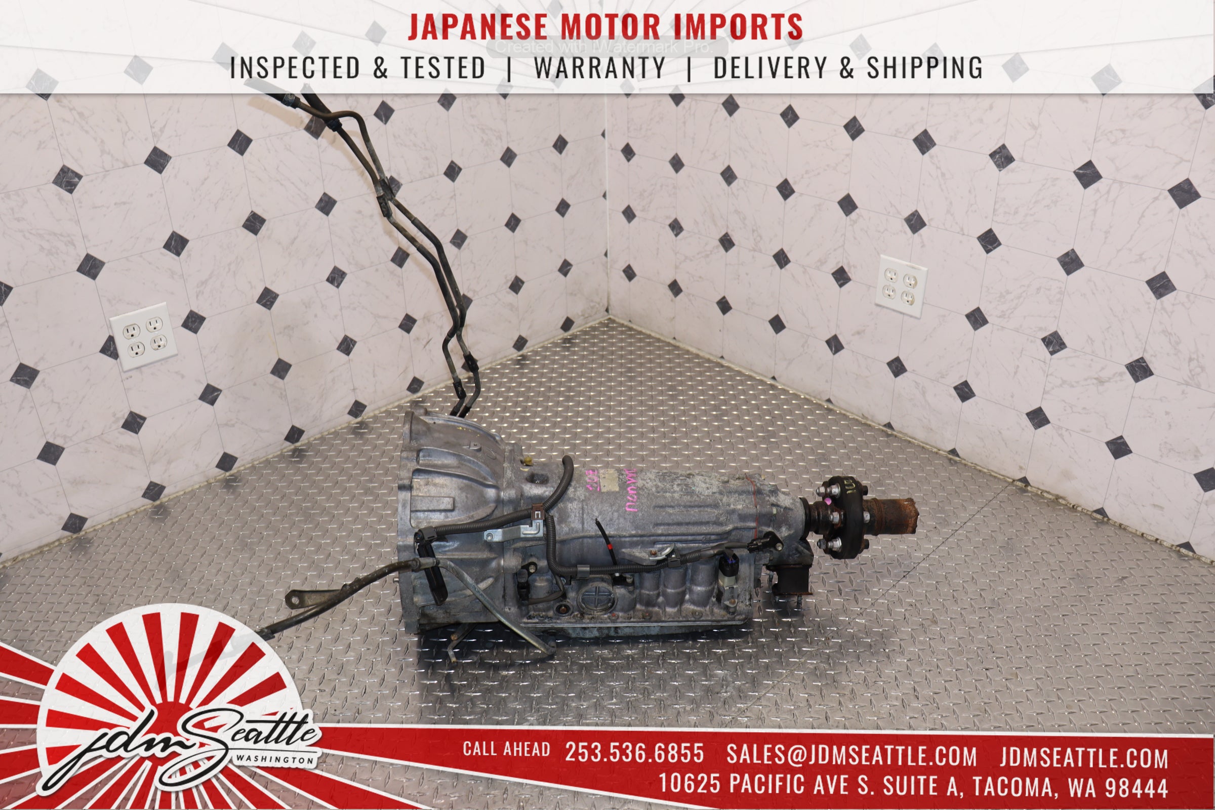 JDM 1UZ Automatic Transmission 1991-1997 - Compatible with Lexus LS400 GS400 SC400 1UZ-FE Non-VVTI - Perfect for Engine Swap & Performance Upgrades