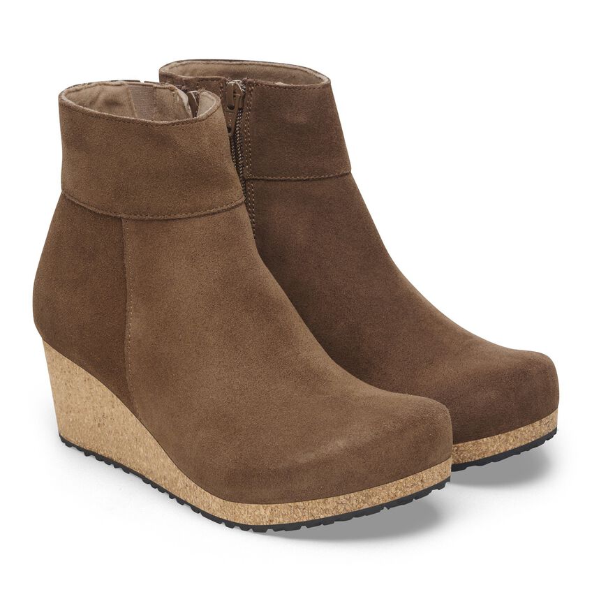 Birkenstock Ebba Suede Leather Sandals for Women - Comfortable Soft Footbed Slides - Perfect for Home, Beach & Casual Outings