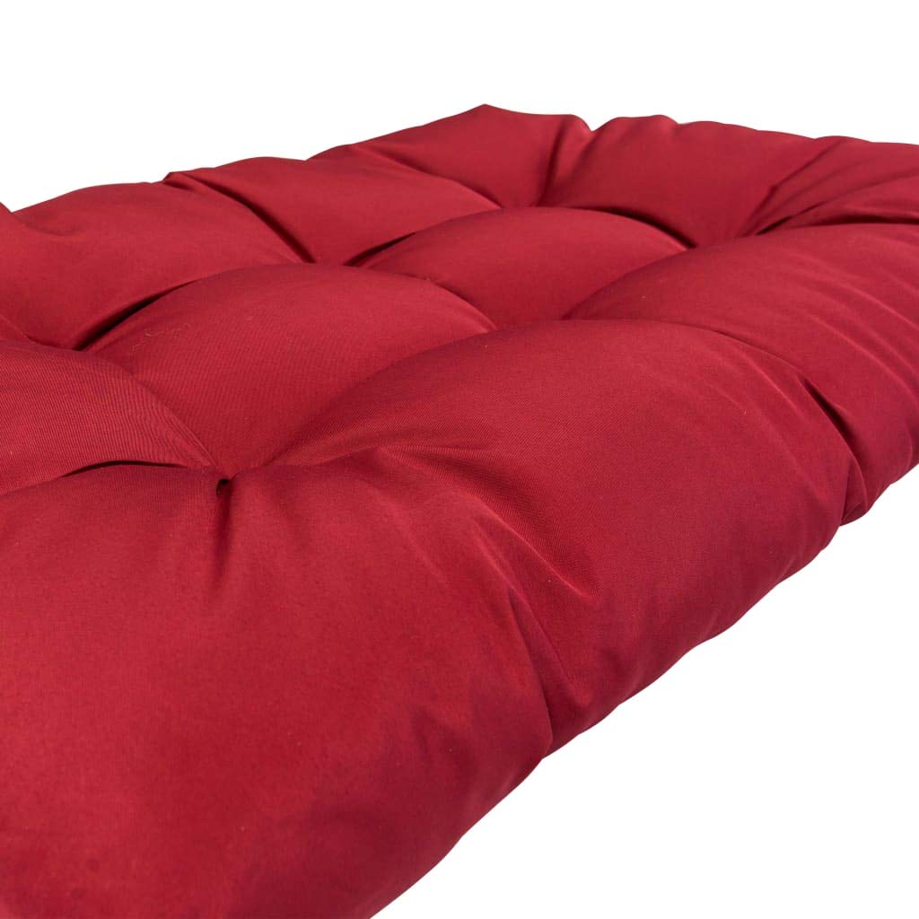 FAMIROSA 3-Piece Red Polyester Pallet Cushions Set - Comfortable & Durable for Warehouse, Shipping, and Industrial Use