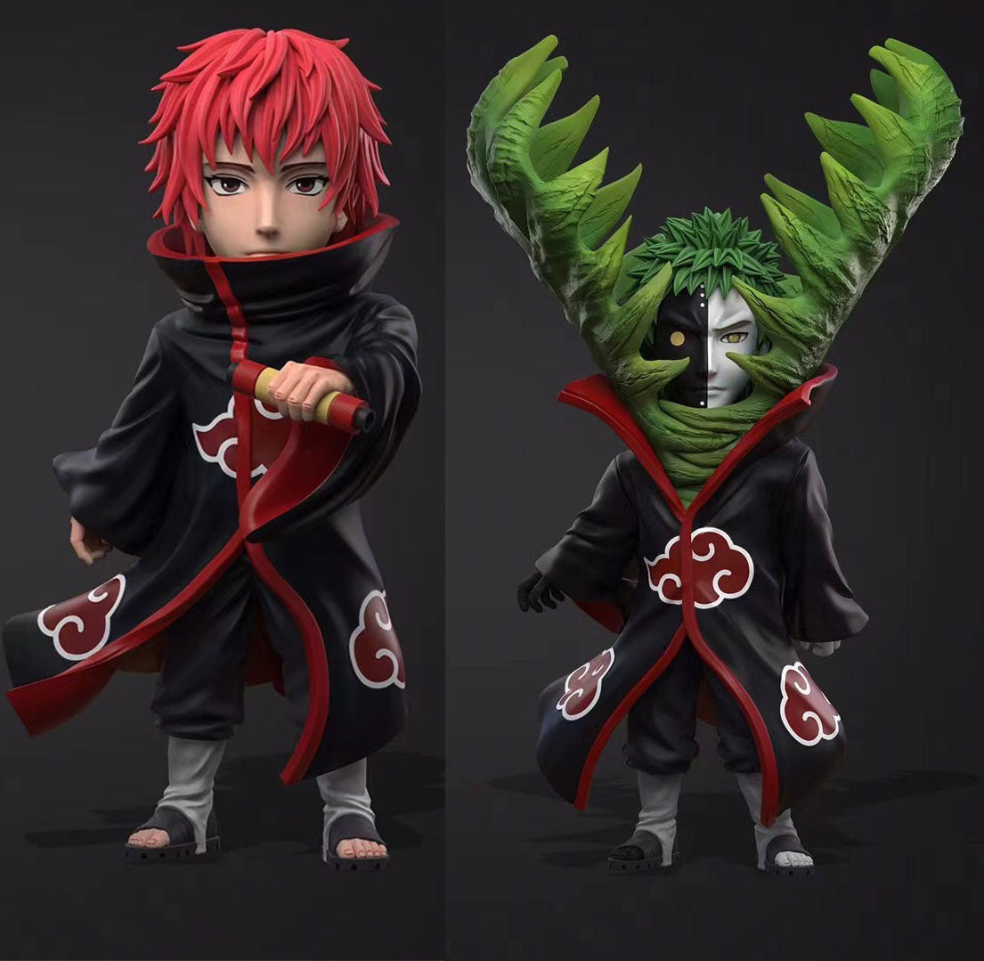Power Studio Zetsu & Sasori Anime Figures - Naruto Shippuden Collectible Action Figures for Fans | Perfect for Display, Cosplay, and Anime Merchandise Collection