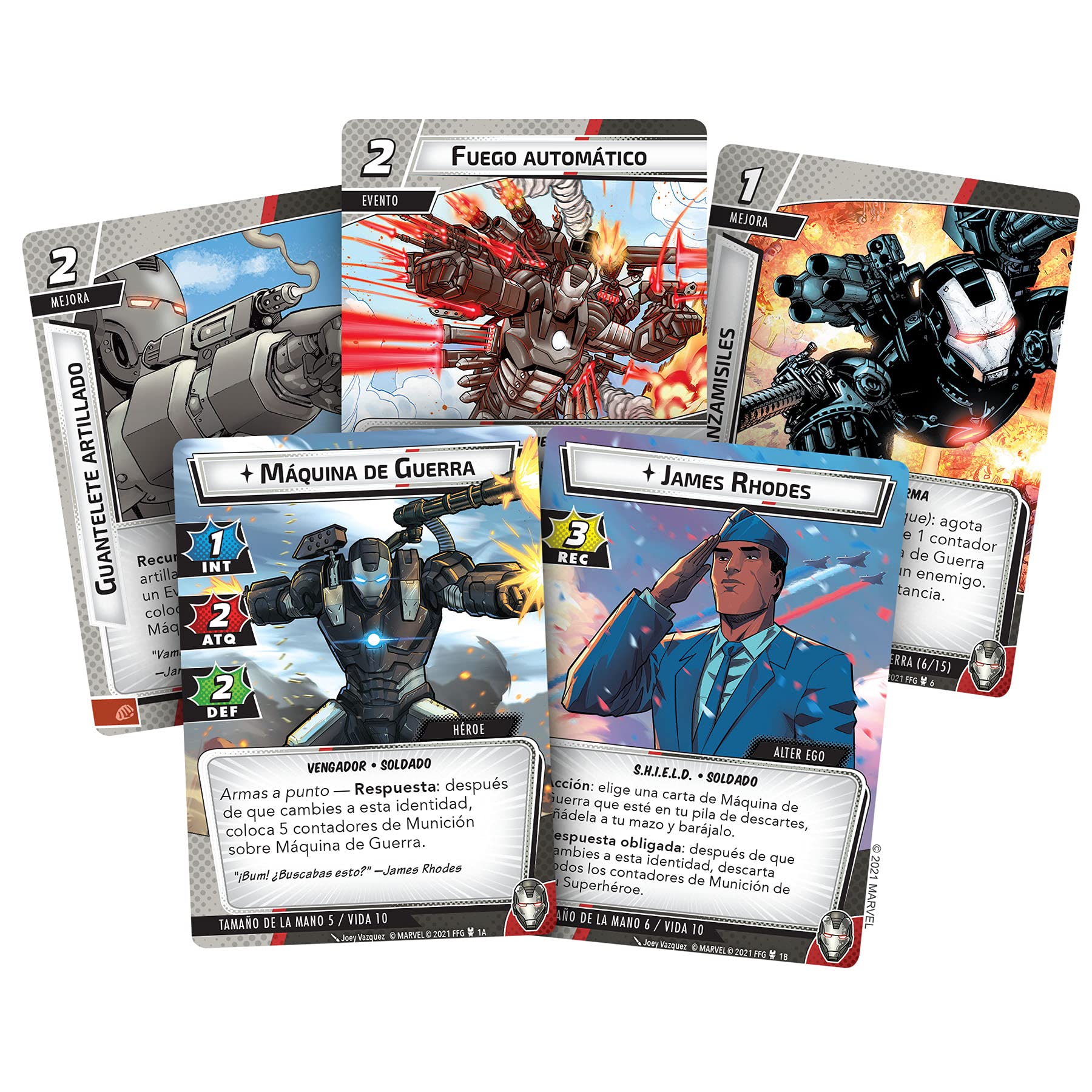 Marvel Champions: The Card Game - War Machine Expansion | Cooperative Superhero Deck-Building Game for 2-4 Players | Perfect for Game Nights & Superhero Fans