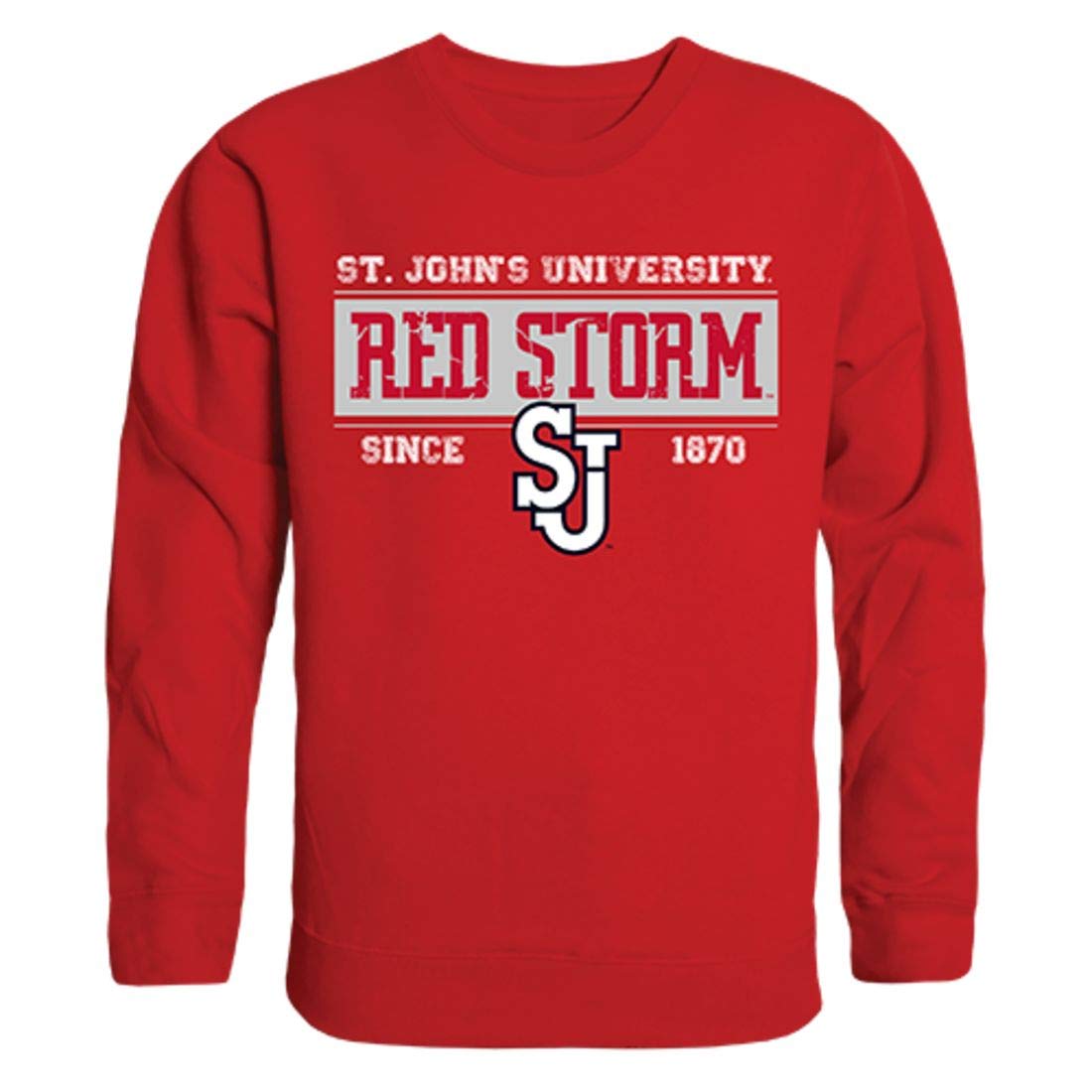 St. John's University Red Storm Crewneck Sweatshirt - Official Licensed Apparel for Men & Women | Comfortable Cotton Pullover for College Fans, Game Day & Casual Wear