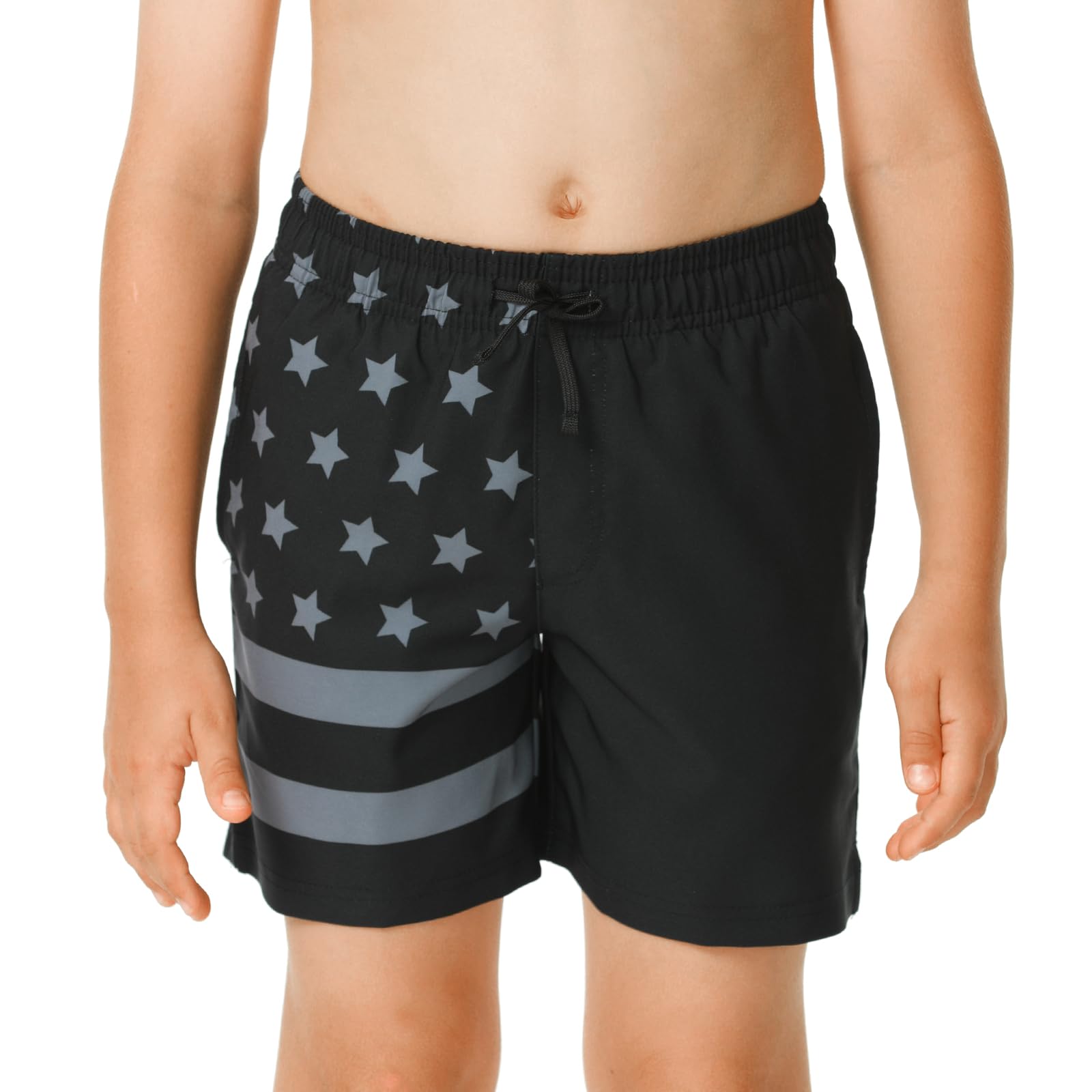HODOSPORTS Boys Swim Trunks - Quick Dry Bathing Suits with Pockets for Swimming, Beach & Pool Activities | Comfortable Swim Shorts for Kids