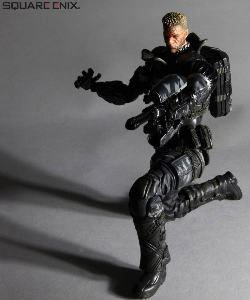 Deus Ex: Human Revolution Lawrence Barret Play Arts Kai Action Figure - Square Enix Collectible for Gaming Fans & Display