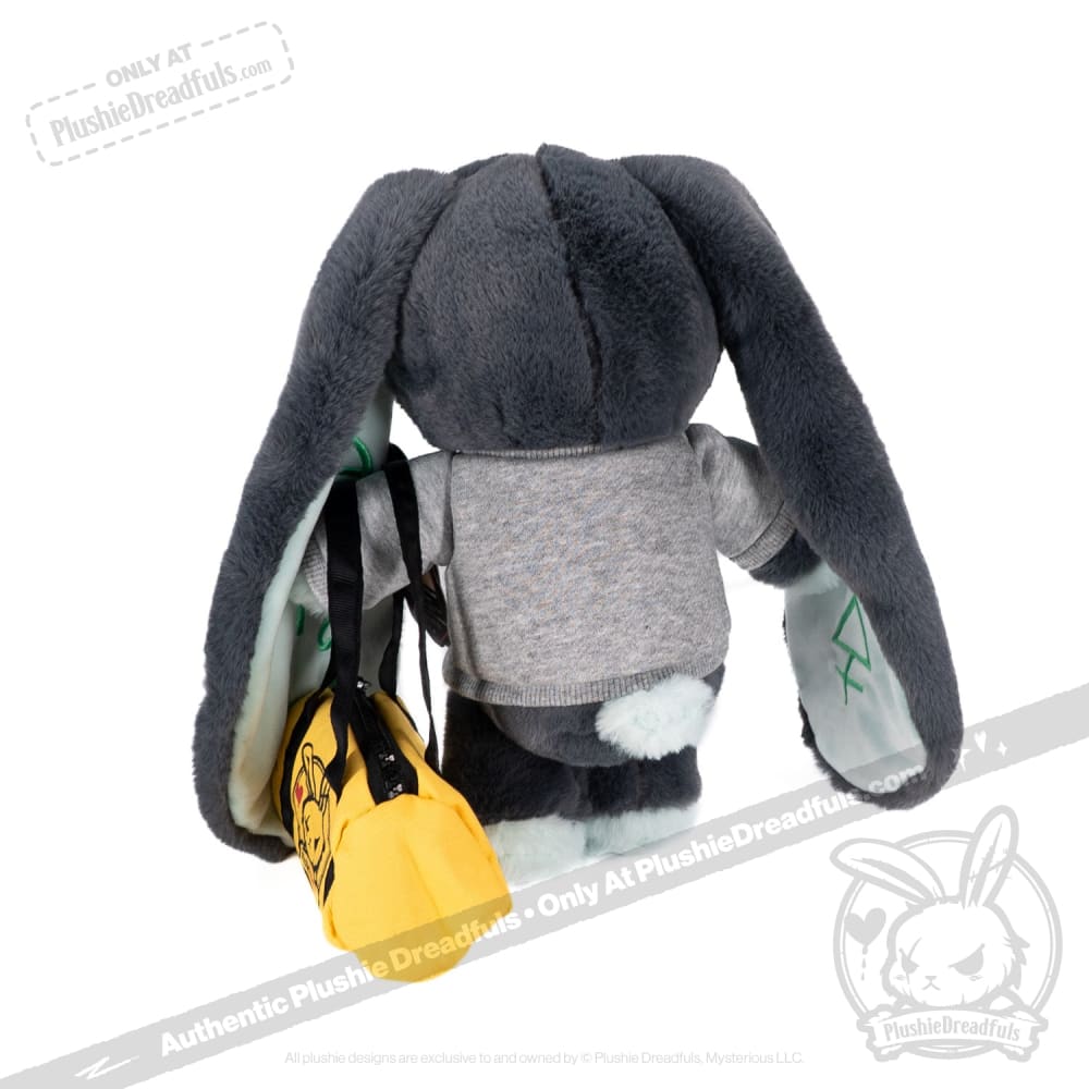 Plushie Dreadfuls Trust Issues Bunny Grey Edition - Soft Stuffed Animal Toy for Anxiety Relief & Emotional Support | Perfect for Therapy, Gifts, and Home Decor