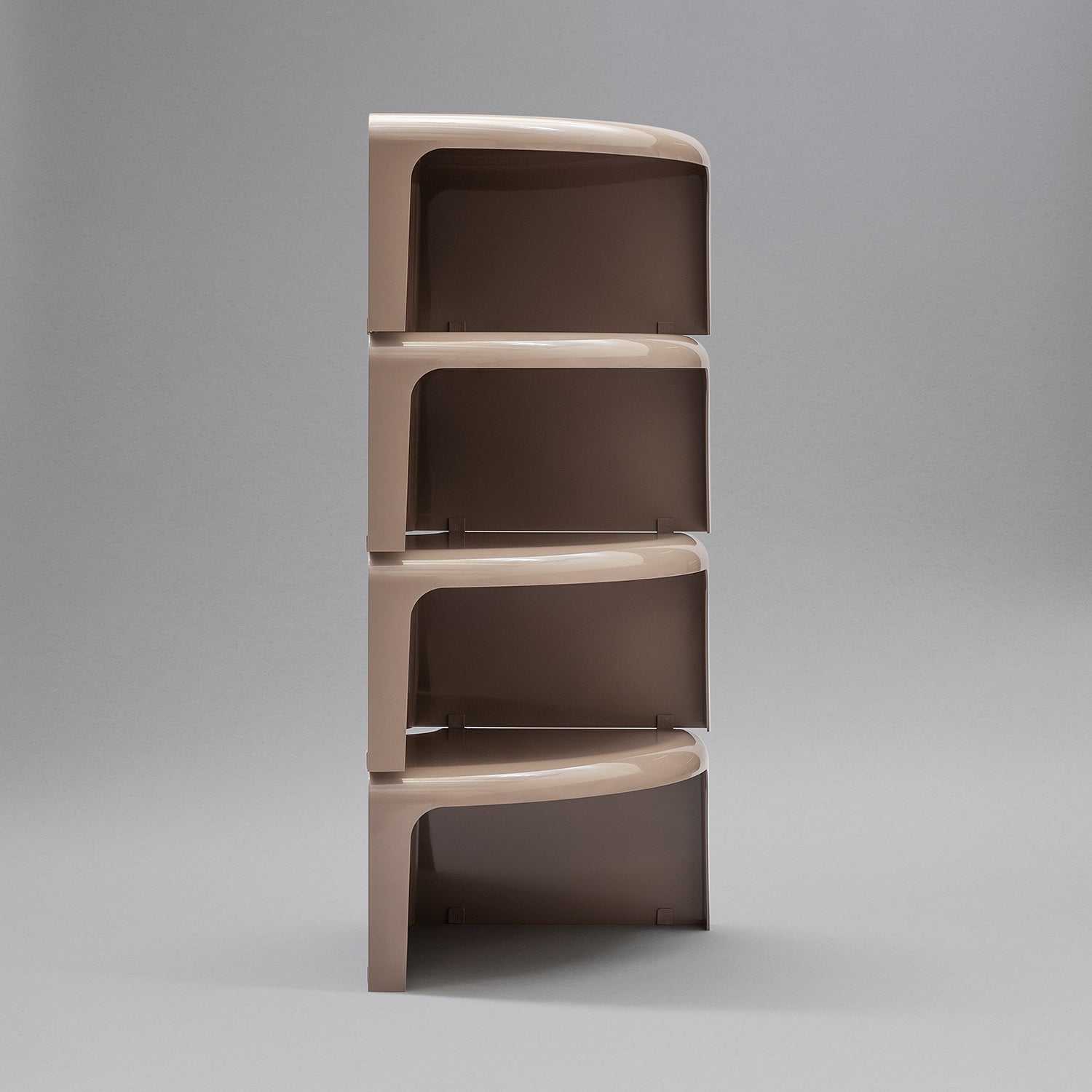 B Line 4/4 Coffee Table & Modular Bookcase - Modern Living Room Furniture for Home & Office Decor