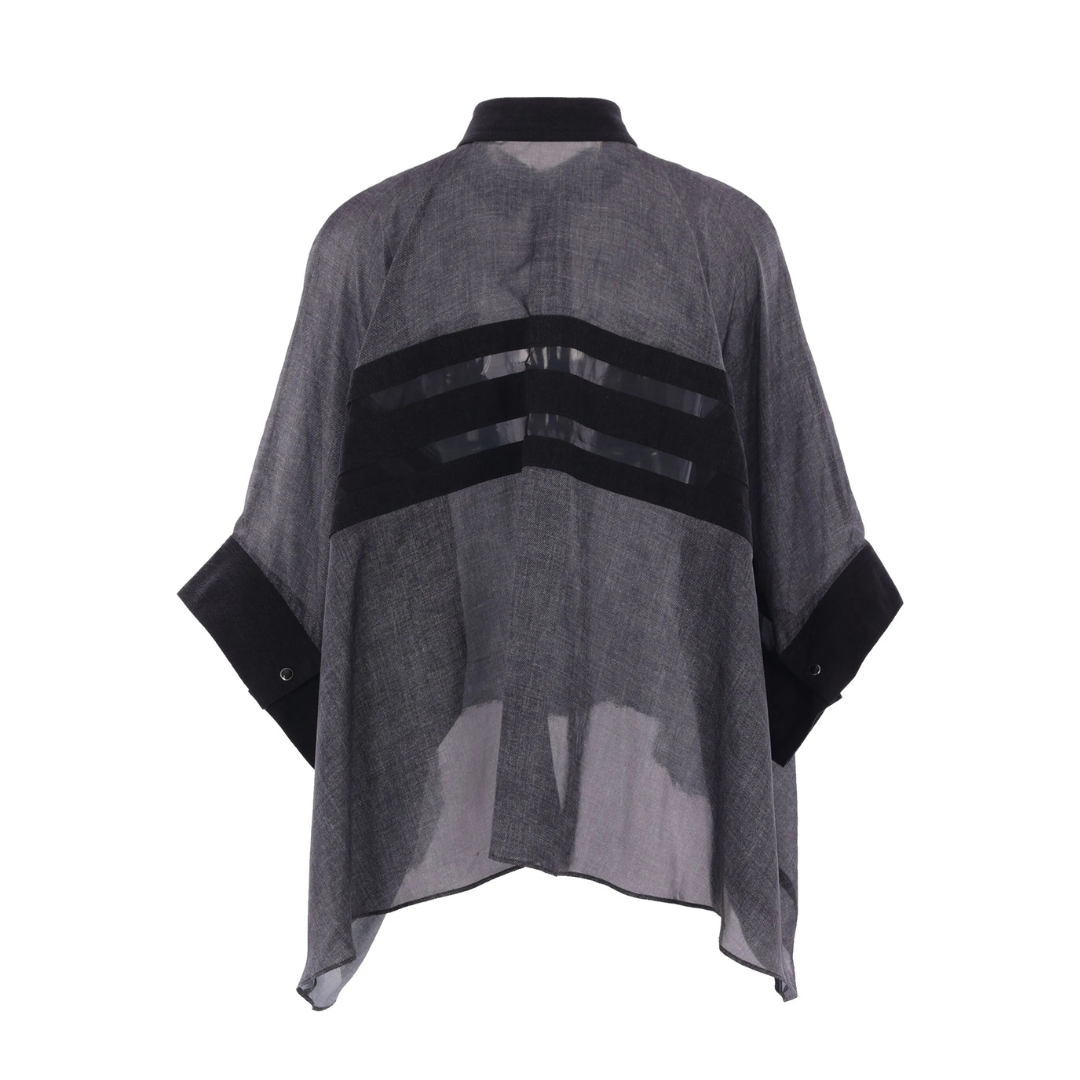 Stylish Denim Print Shirt for Men & Women | Trendy Casual Button-Up Shirt with Classic Denim Look | Perfect for Everyday Wear, Street Style & Outdoor Activities