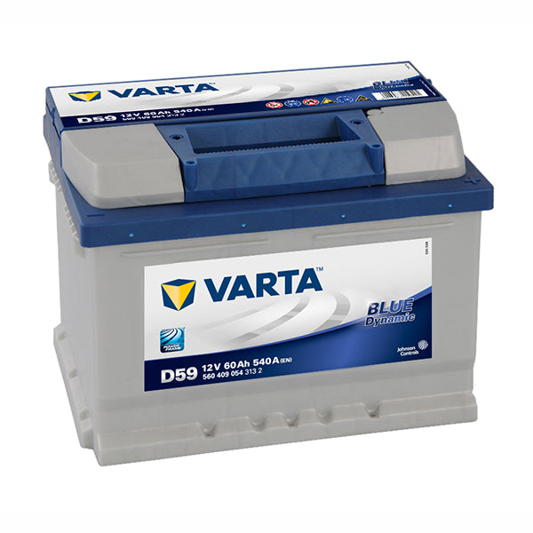 Varta DIN55 Automotive Battery 540CCA - High-Performance Car Battery for Reliable Starting Power | Ideal for Trucks, SUVs, and Heavy-Duty Vehicles in Cold Weather Conditions