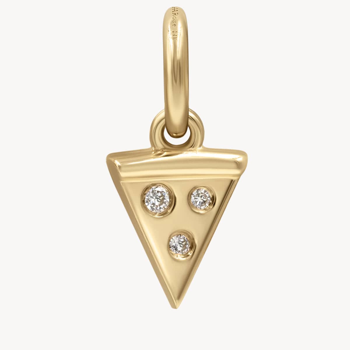 Mini Gold Pizza Charm Pendant - Perfect for Necklaces, Bracelets & DIY Jewelry Making - Ideal Gift for Pizza Lovers & Foodies