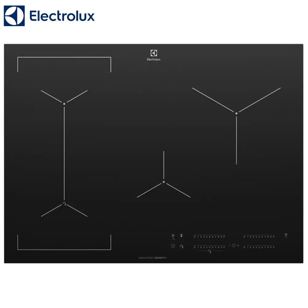 Electrolux EHI745BE 70cm 4-Zone Induction Cooktop - UltimateTaste 700 Series | Fast & Precise Cooking for Home Chefs | Perfect for Kitchens, Restaurants & Catering