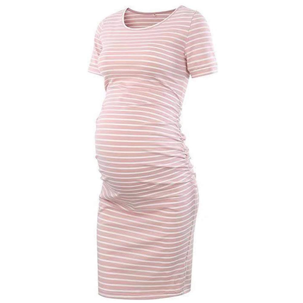 Stylish Maternity Bodycon Dress for Women - Comfortable & Casual Pregnancy Dress for Daily Wear, Baby Shower & Special Occasions