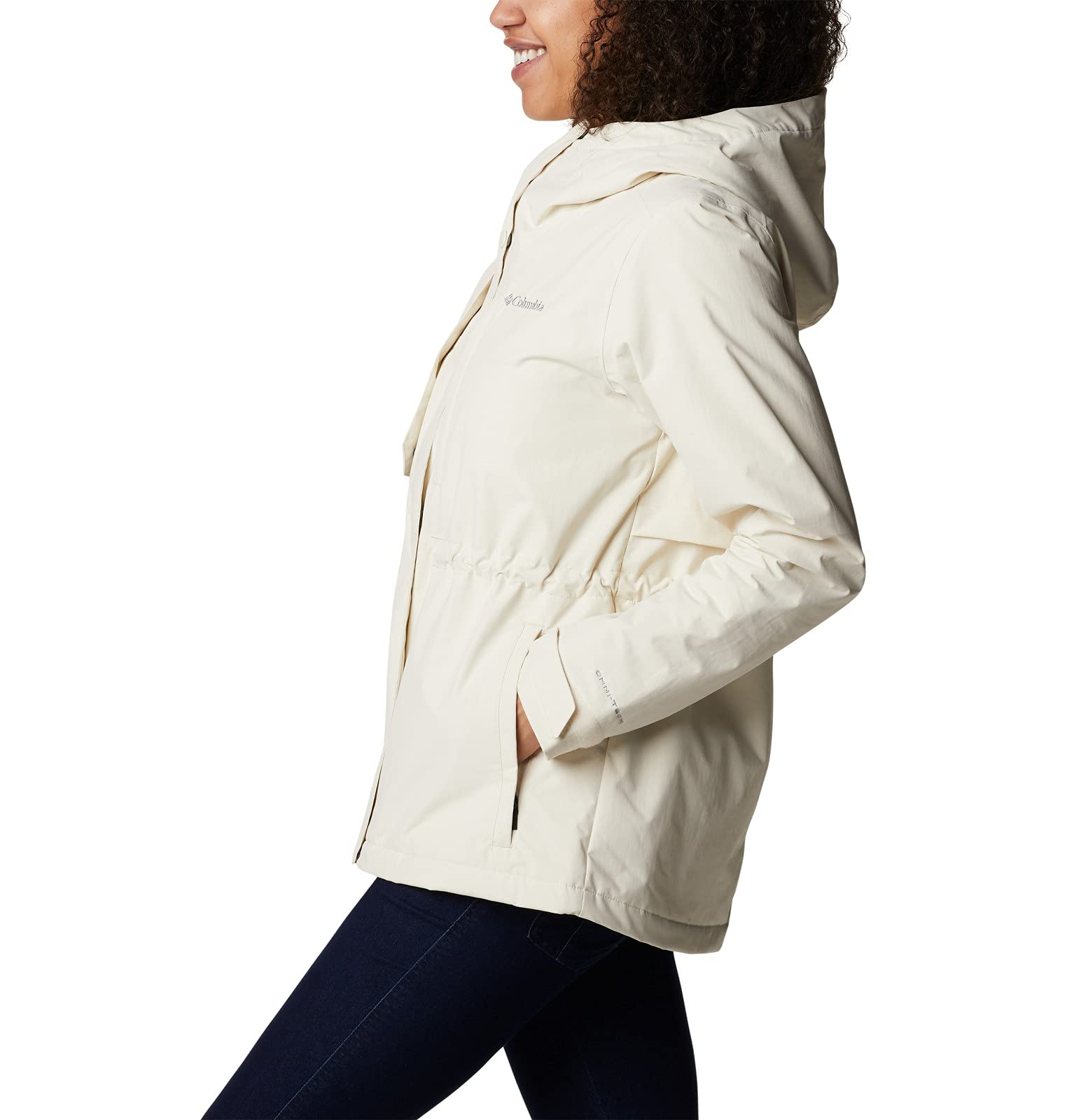 Columbia Women's Hadley Trail Jacket - Waterproof Hiking Jacket for Outdoor Adventures, Lightweight Windbreaker for Camping & Travel