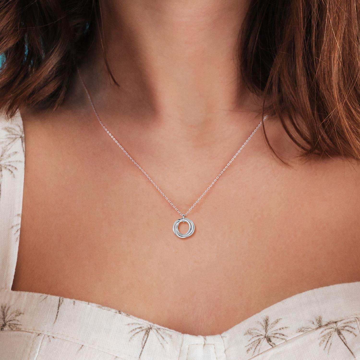 30th 40th 50th 60th 70th 80th 90th Birthday Necklace for Women - 925 Sterling Silver Jewelry Gift - Perfect for Milestone Birthdays, Anniversaries & Special Occasions