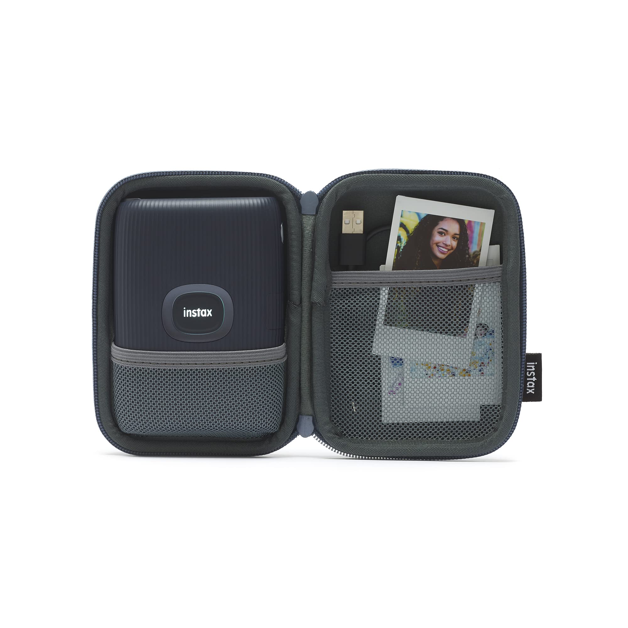 INSTAX Mini LINK2 Instant Photo Printer Case - Space Blue | Protective Cover for Fujifilm Mini LINK2 | Perfect for Travel, Parties & Photo Sharing