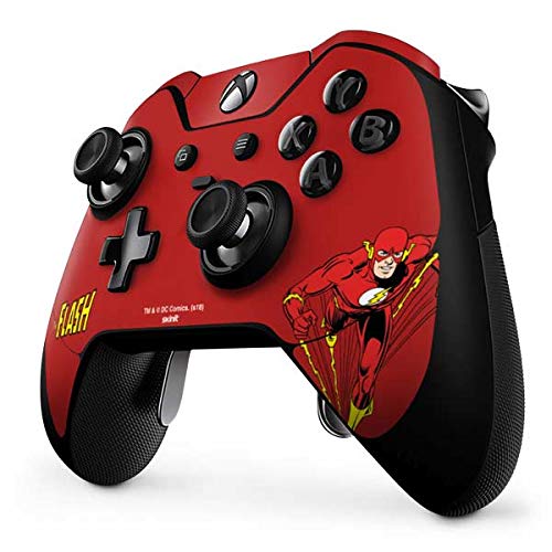 Officially Licensed Warner Bros Flash Portrait Gaming Skin for Xbox One Elite Controller - Custom Decal Sticker for Enhanced Grip & Protection - Perfect for Gamers & Collectors