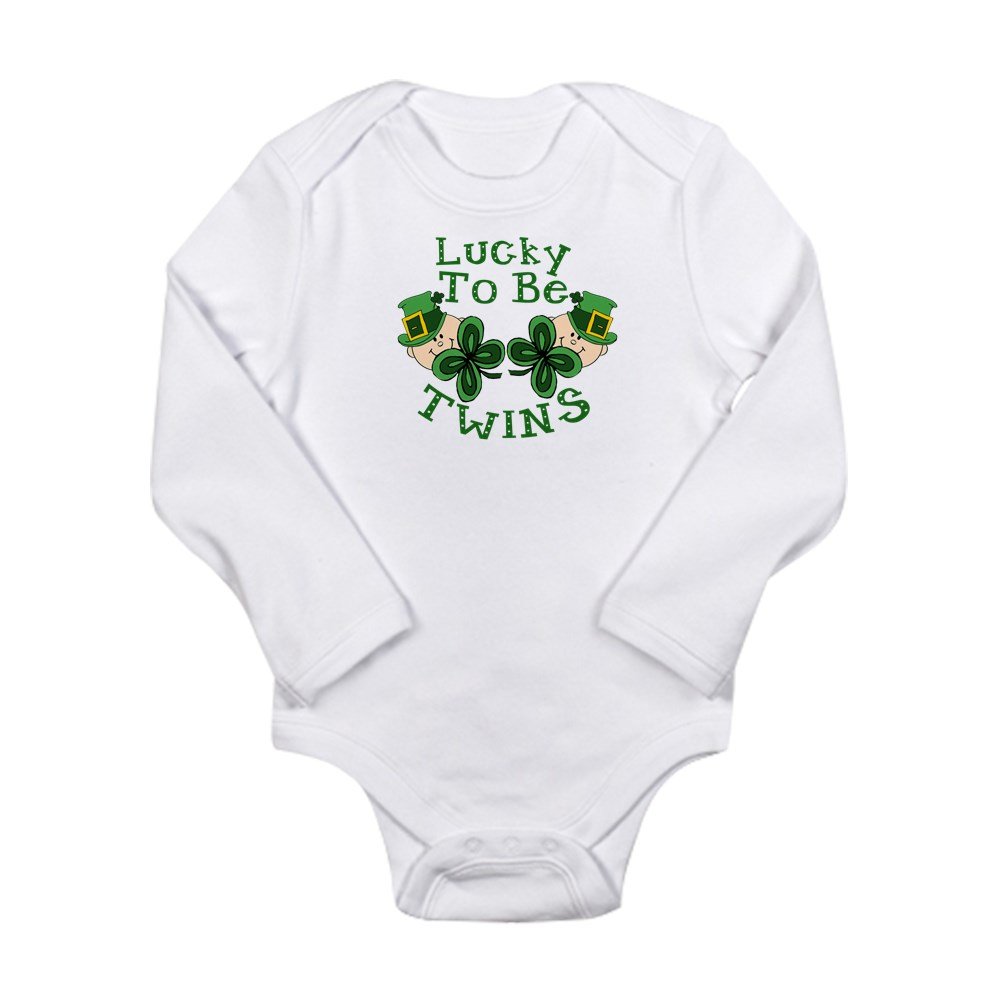 Lucky Twins Baby Bodysuit - Cute Matching Outfits for Twins & Siblings | Perfect for Family Photos, Birthday Parties & Special Occasions