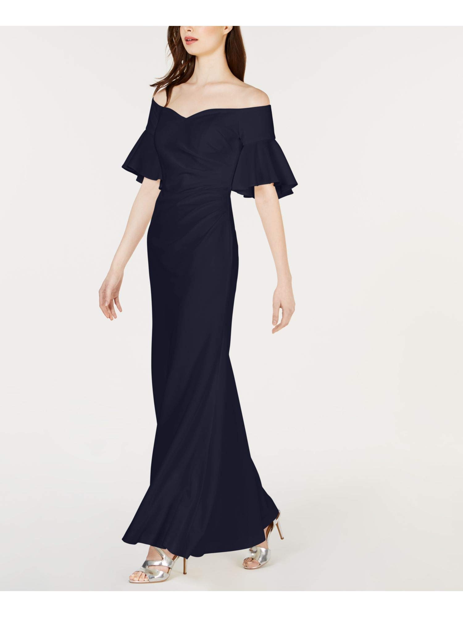 Calvin Klein Women's Sweetheart Off-The-Shoulder Formal Gown for Evening Dresses, Prom, Wedding & Special Occasions