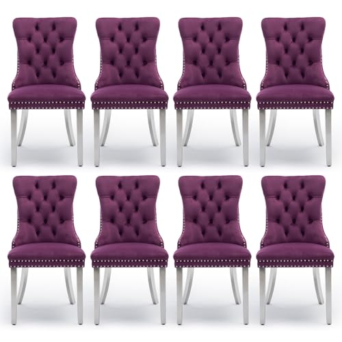 Purple-silver Plated Leg