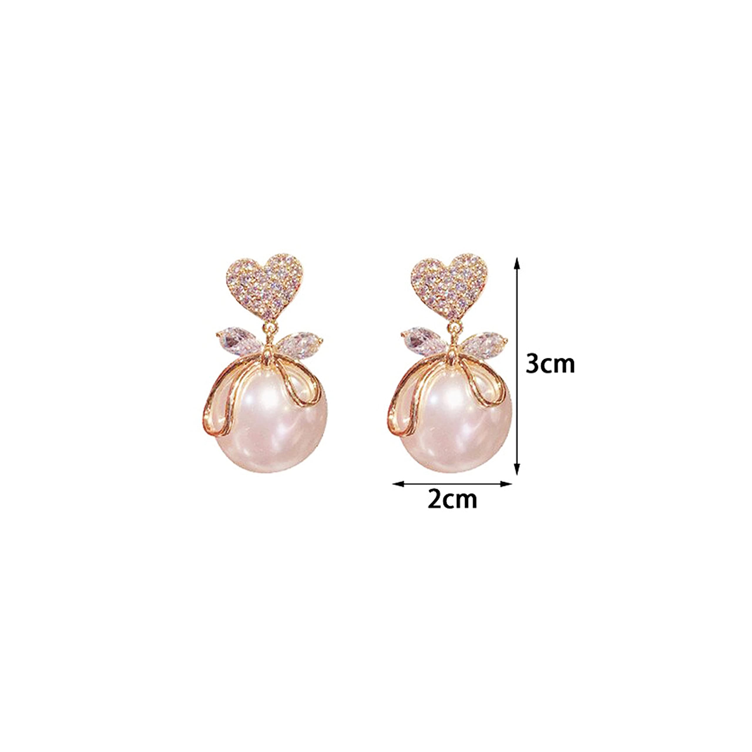 Stylish Butterfly Ear Cuffs with Pearl Chain Drop - Gold Plated Fashion Earrings for Women & Girls | Perfect Gift for Sister, Valentine's Day & Special Occasions | Elegant Jewelry for Parties, Dates & Everyday Wear