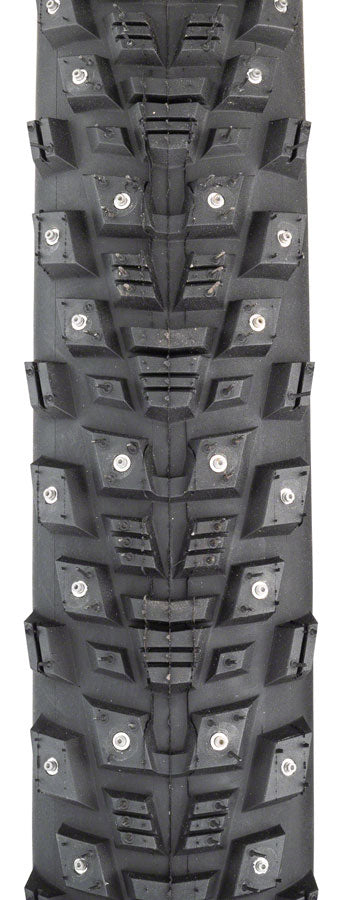 45NRTH Kahva Winter Bike Tire 29 x 2.25 Tubeless Folding Tan 60tpi with 252 Concave Carbide Studs - Premium Studded Snow Tire for Mountain Bikes, Fat Bikes & Cyclocross - Ideal for Icy Trails, Snowy Commutes & Winter Cycling Adventures