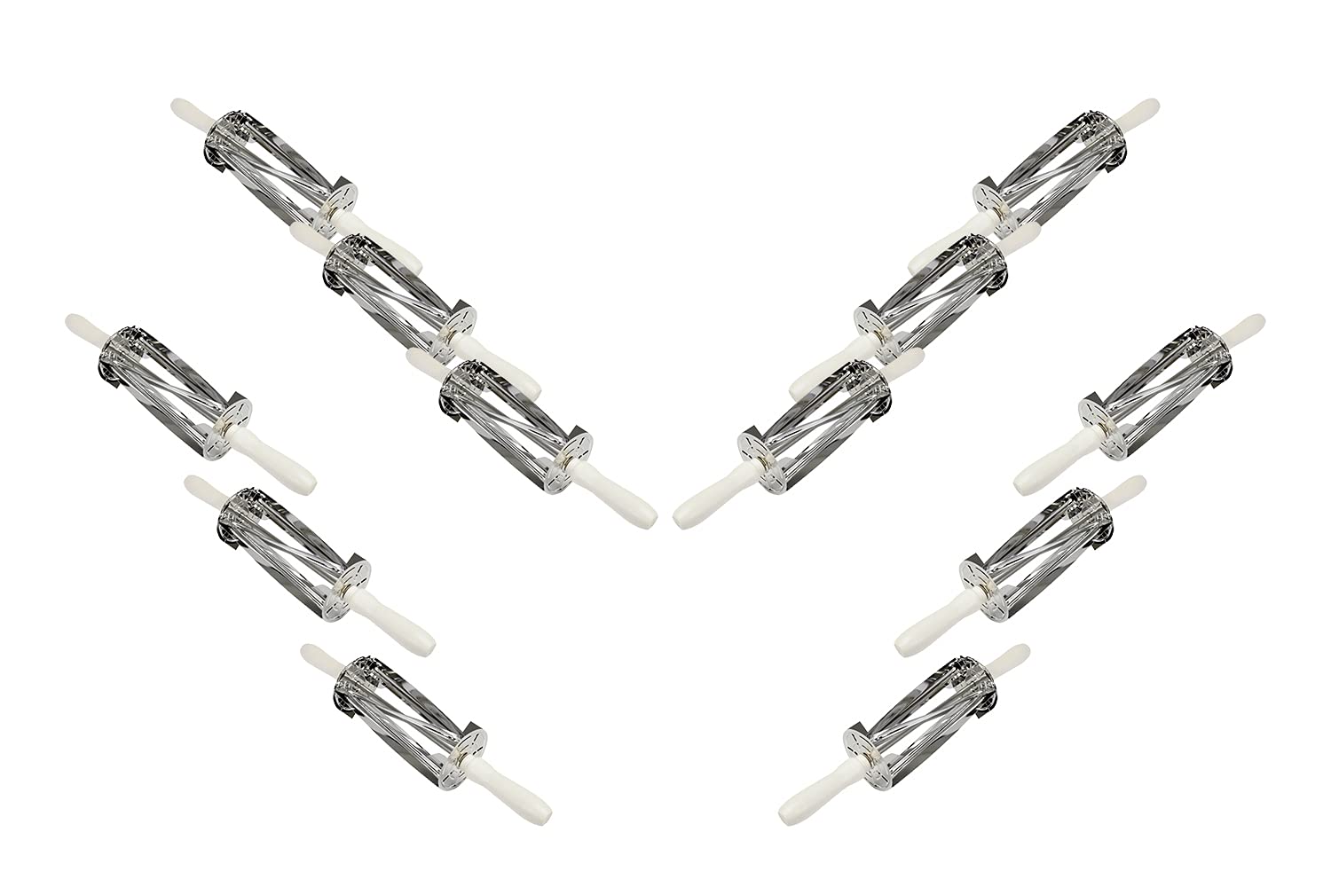 Premium Stainless Steel Croissant Dough Cutter Set - 8.25