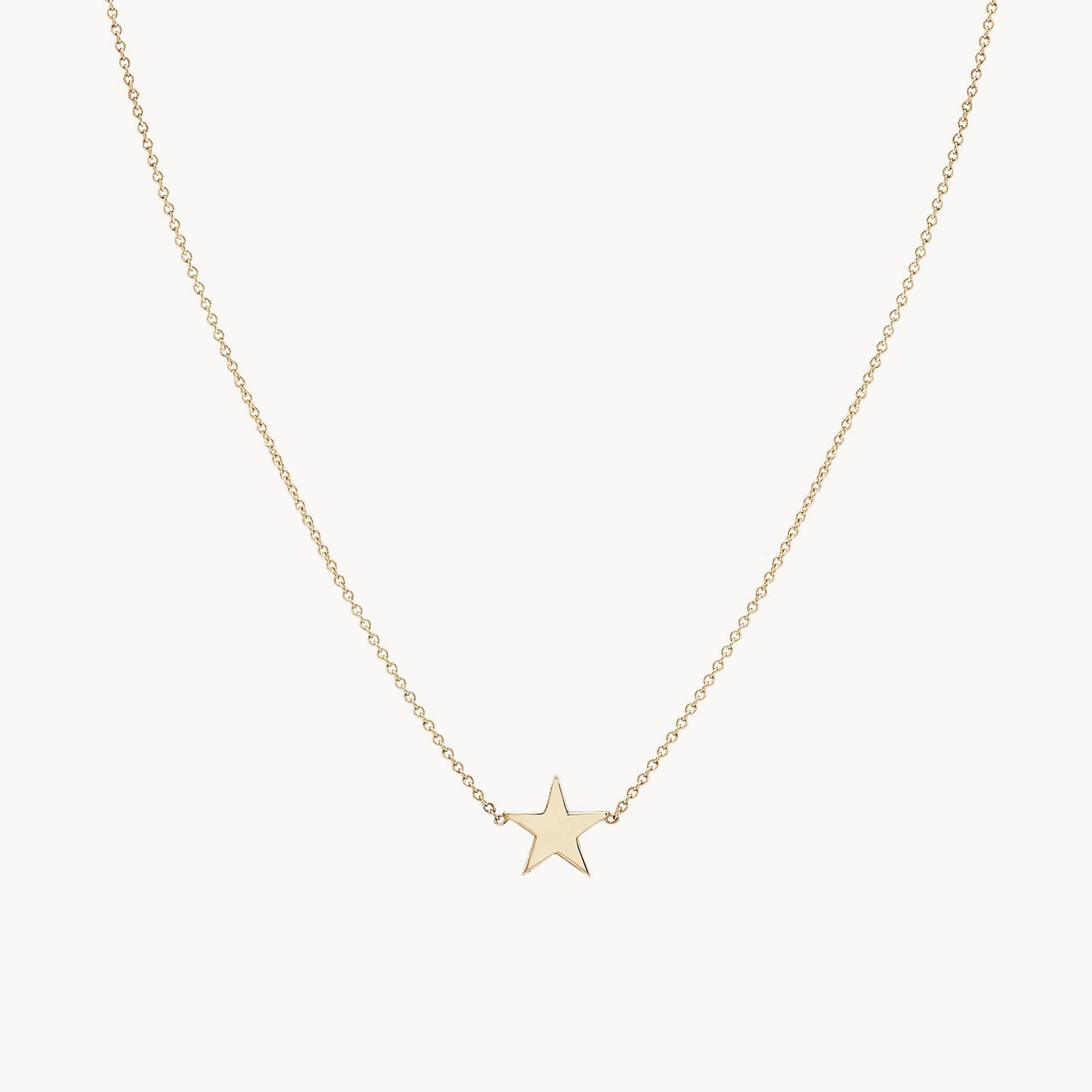 14K Yellow Gold Everyday Little Stella Star Necklace - Elegant & Dainty Jewelry for Women, Perfect Gift for Birthdays, Anniversaries & Special Occasions