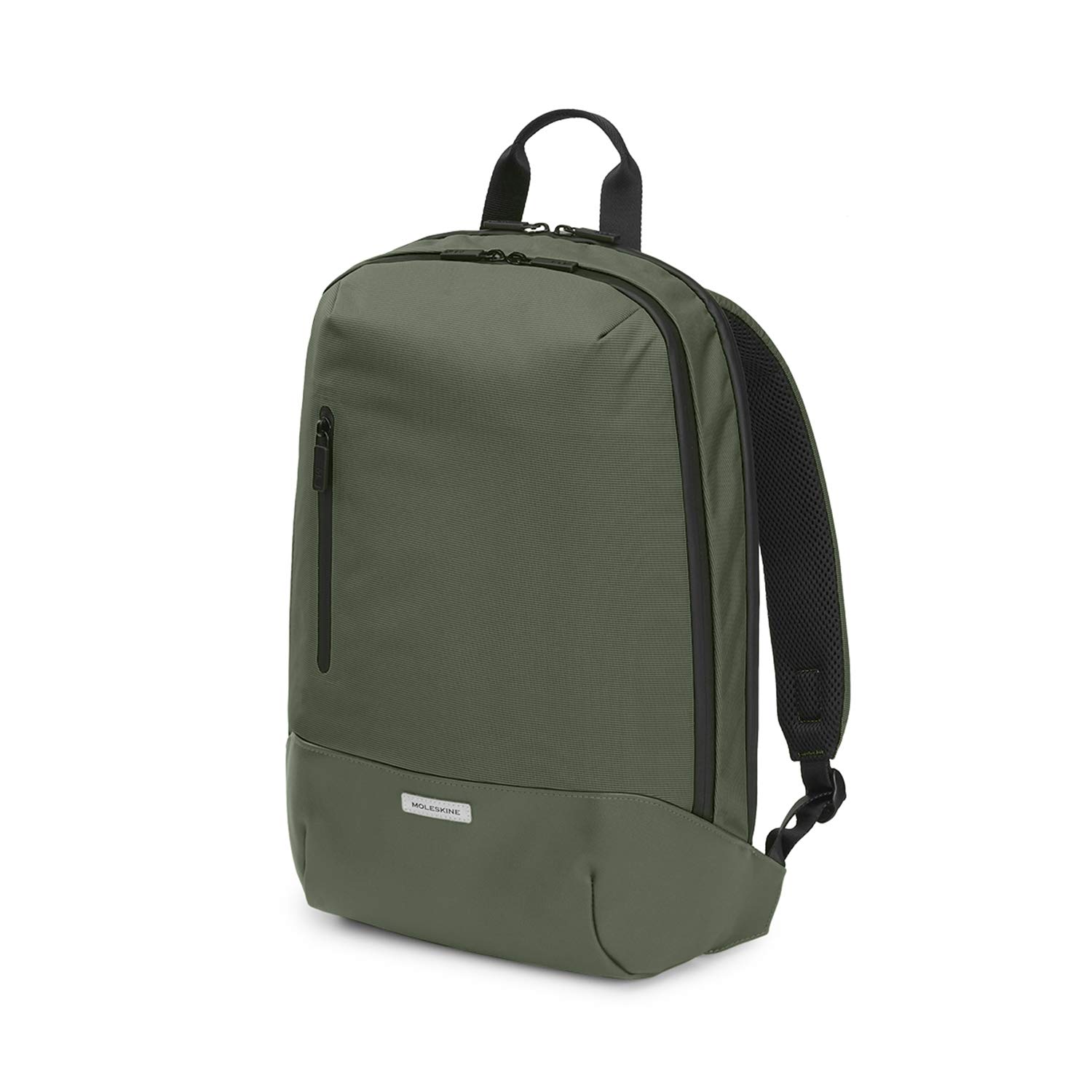 Premium Moleskine Backpack for 15-Inch Laptop - Stylish Business Backpack for Men & Women - Durable Metro Commuter Backpack in Moss Green - Perfect for Work, Travel & College