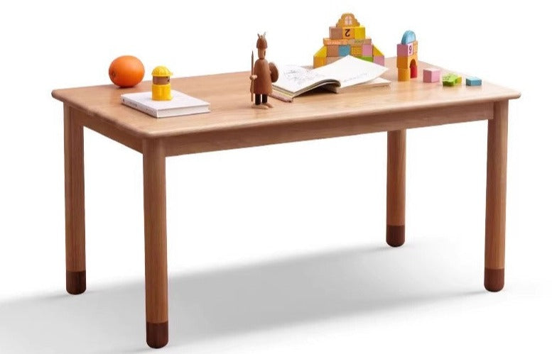 Handmade Solid Oak Wood Kids Study Desk - Durable & Ergonomic Children's Writing Table for Homework & Crafting - Perfect for Bedrooms, Homeschooling & Playrooms