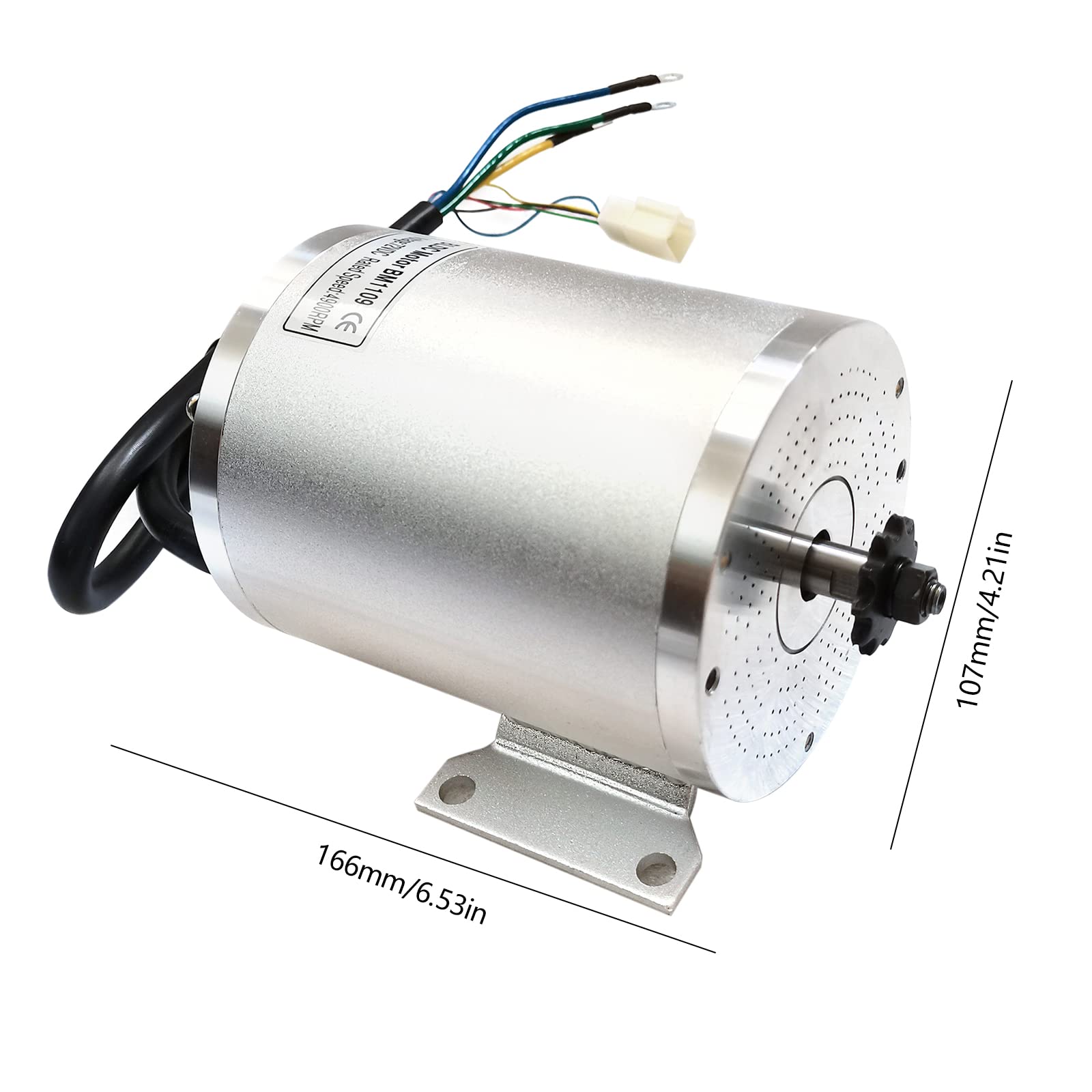 72V 3000W Brushless Motor Kit with 80A 24 Mosfet Controller & 3-Speed Switch - High Performance Conversion Kit for Electric Bikes, Scooters & Motorcycles - Perfect for DIY E-Bike Upgrades & Commuting