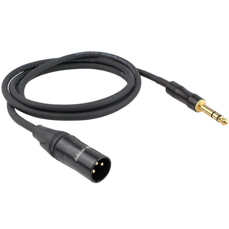 Premium XLR Male to Balanced 1/4