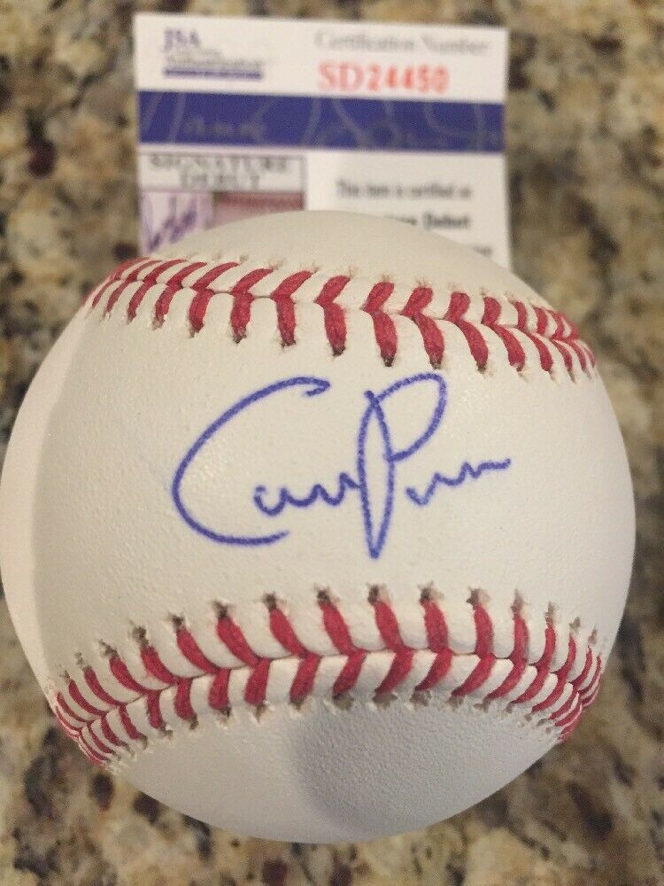 Authentic Cristian Pache Signed Atlanta Braves Baseball - Rawlings Official MLB Ball with JSA Certification - Perfect for Collectors, Fans & Sports Memorabilia Displays