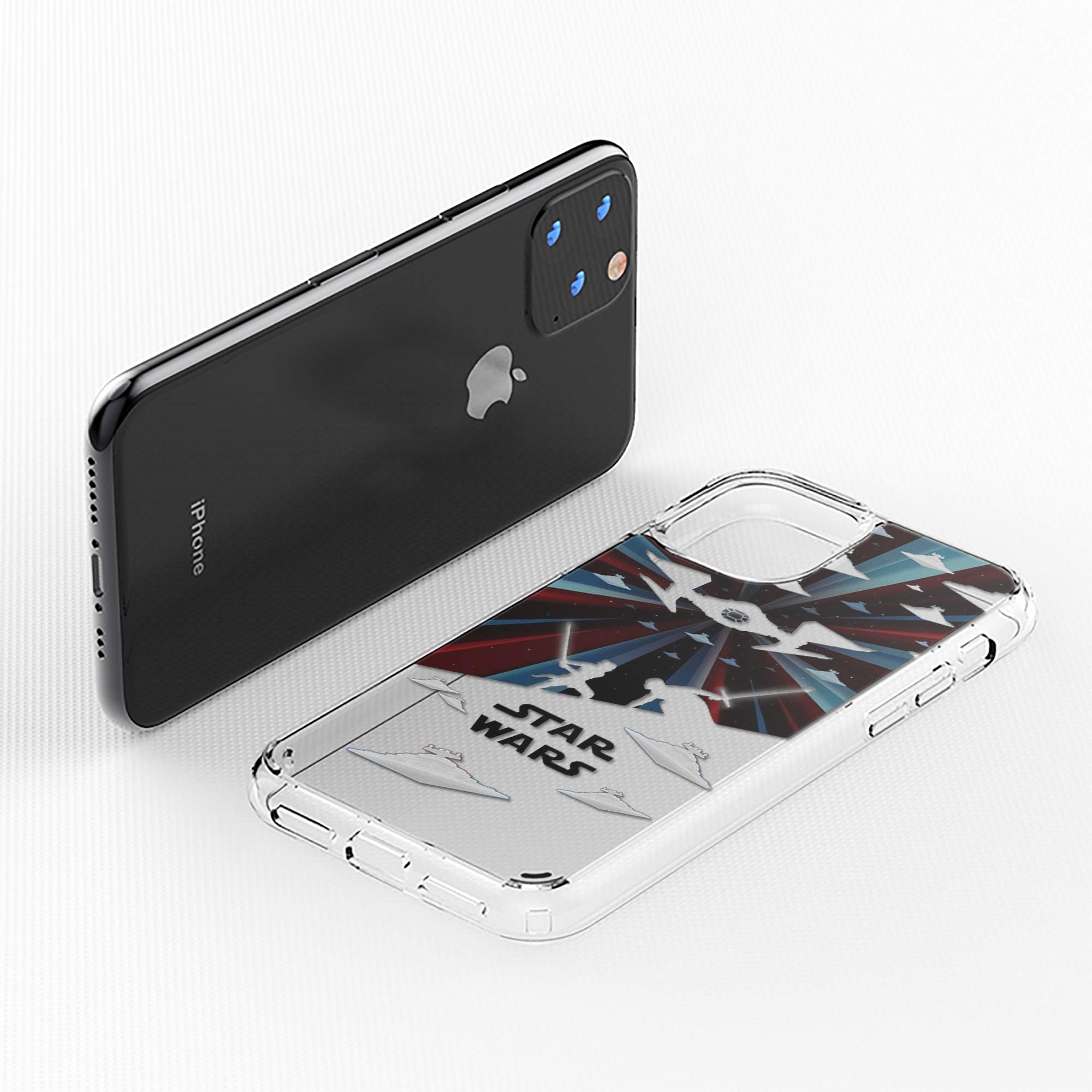 Star Wars Ren and Rey Hybrid Phone Case for iPhone 13 Pro Max & Mini | Durable Protective Cover with Character Design | Perfect for Fans, Cosplay & Everyday Use