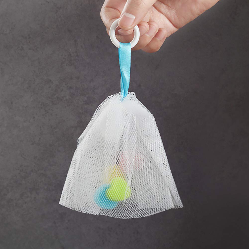 2-Pack Foaming Mesh Sponge for Face & Body - Soft Bath & Shower Cleansing Net - Gentle Exfoliating & Lathering for Sensitive Skin - Perfect for Travel & Daily Skincare Routine