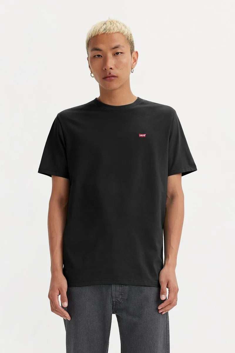Levi's The Original Tee - Classic Crew Neck T-Shirt for Men (Jet Black) | Casual Wear, Everyday Outfits & Layering Essential