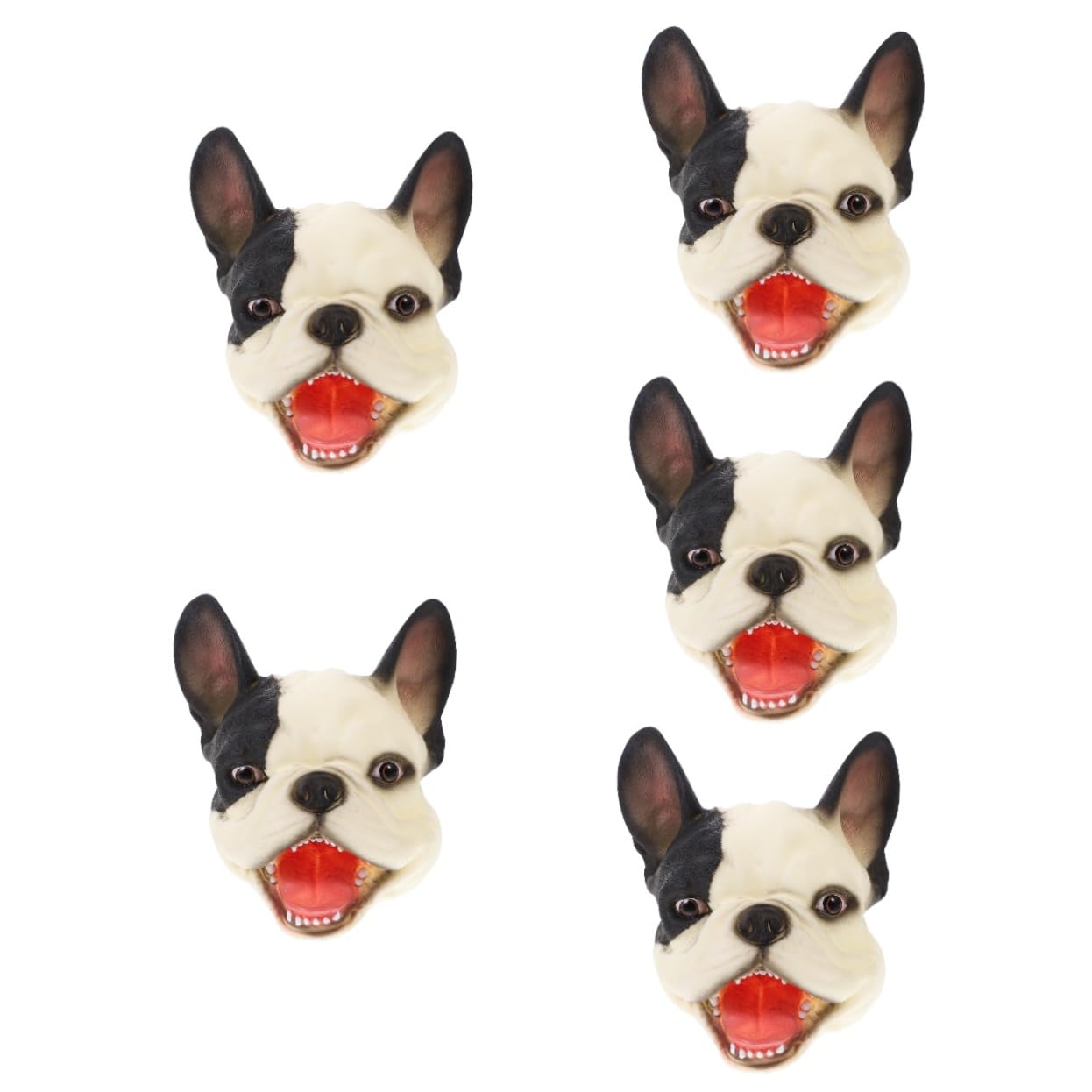 BESTonZON 5-Piece Hand Puppet Set - Plush Pig Puppet Toys for Kids, Interactive White Vinyl Animal Hand Puppets for Storytelling & Role Play - Perfect for Classroom, Daycare & Family Fun Activities