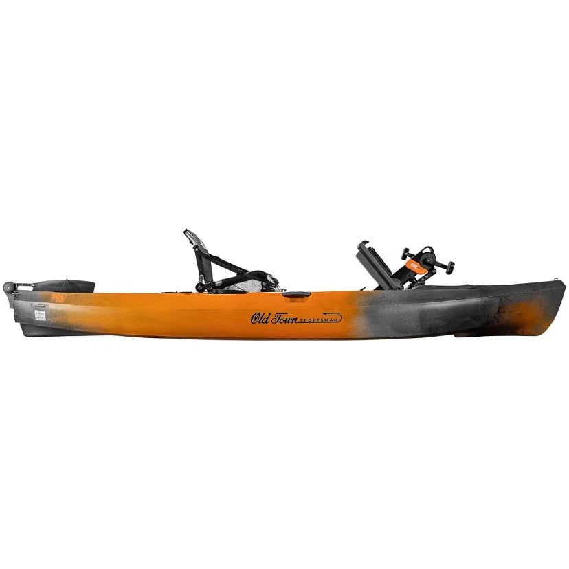 Old Town Sportsman PDL 120 Pedal Drive Fishing Kayak - Stable & Hands-Free Kayaking for Anglers - Perfect for Lakes, Rivers & Coastal Waters