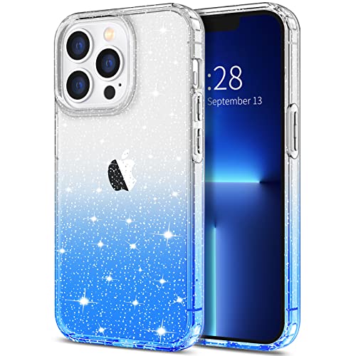 Clear/Blue Glitter