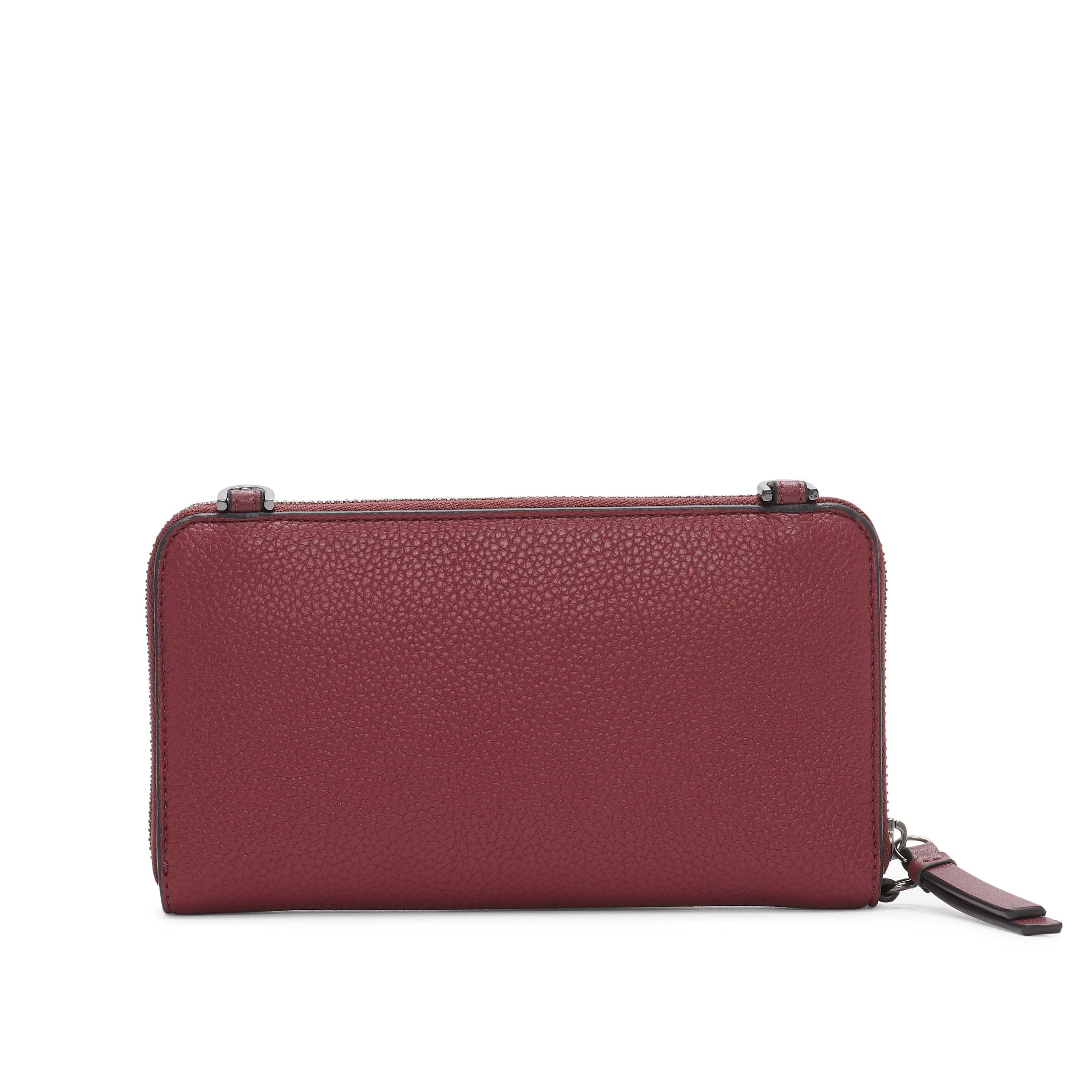 Calvin Klein Marble Print Crossbody Wallet with Detachable Strap - Stylish & Functional Organizer for Cards, Cash & Essentials | Perfect for Travel, Shopping & Everyday Use