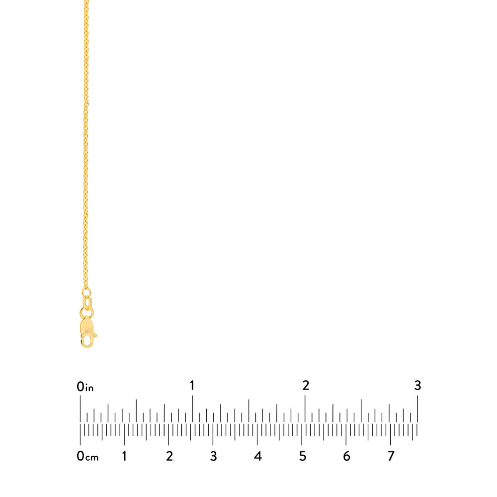 14K Gold 1.5mm Cable Chain Necklace 18 Inch - Dainty Delicate Jewelry for Women, Perfect for Layering, Everyday Wear & Gift Giving