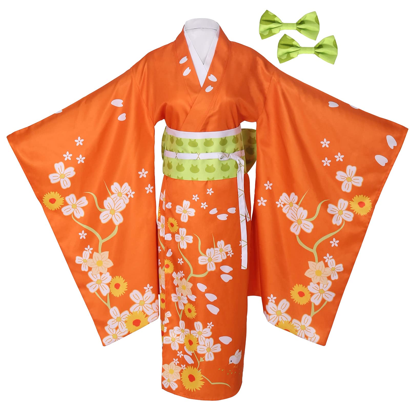 Hiyoko Saionji Cosplay Costume - Authentic Japanese Kimono for Danganronpa Anime Halloween Cosplay | Perfect for Conventions, Cosplay Events & Themed Parties