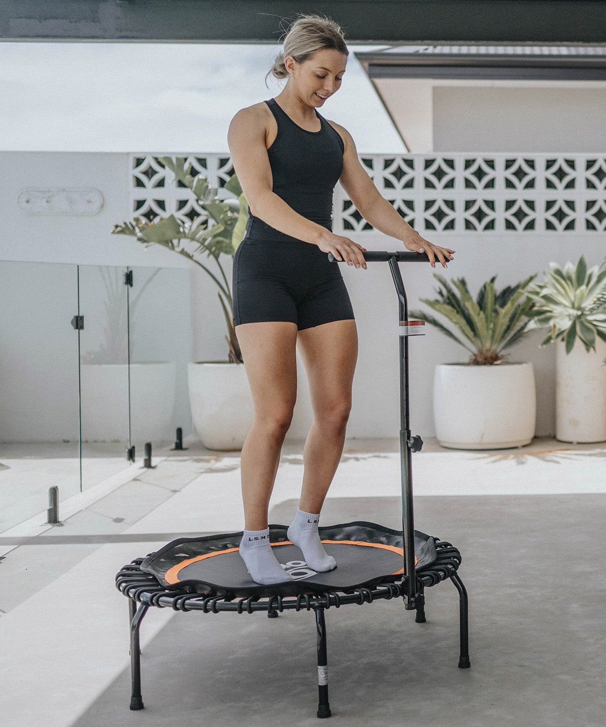 Rebounder Complete Package - Mini Trampoline for Fitness & Home Workouts | Perfect for Cardio, Jump Training & Family Fun