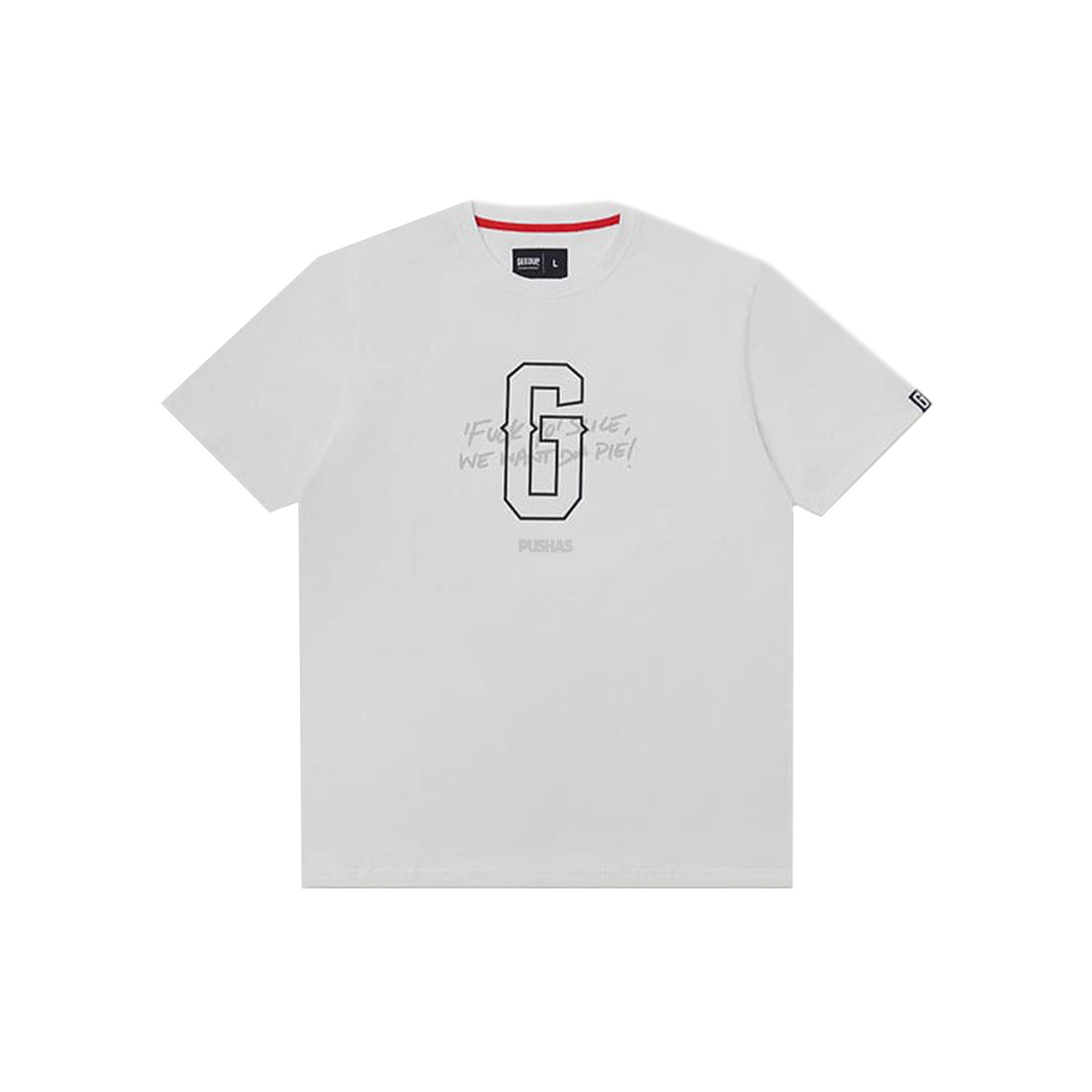 Geedup F.Y.S T-Shirt for Men - Premium White Cotton Tee (2024) | Trendy Streetwear & Casual Outfit Essential for Everyday Wear